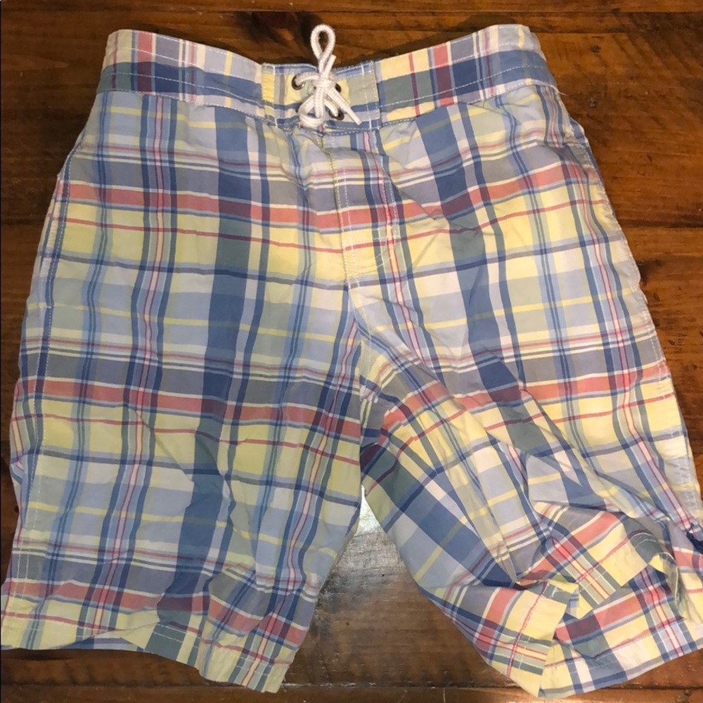 Boys polo swim trunks 10-12